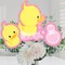 Big Dot of Happiness Pink Ducky Duck - Baby Shower or Birthday Party Centerpiece Sticks - Table Toppers - Set of 15